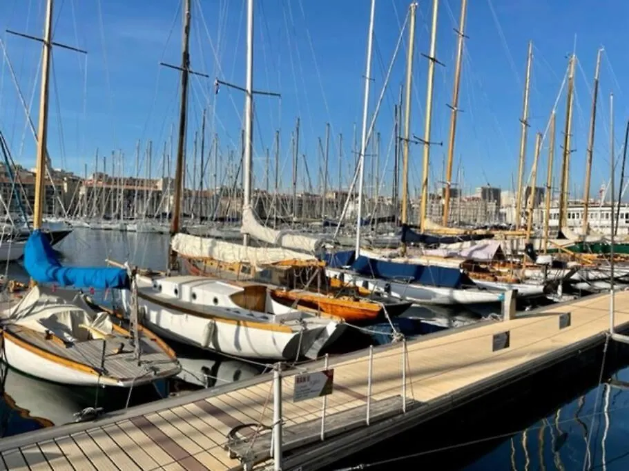 Grand Appart Retro Vieux-Port Panier Mucem Marseille